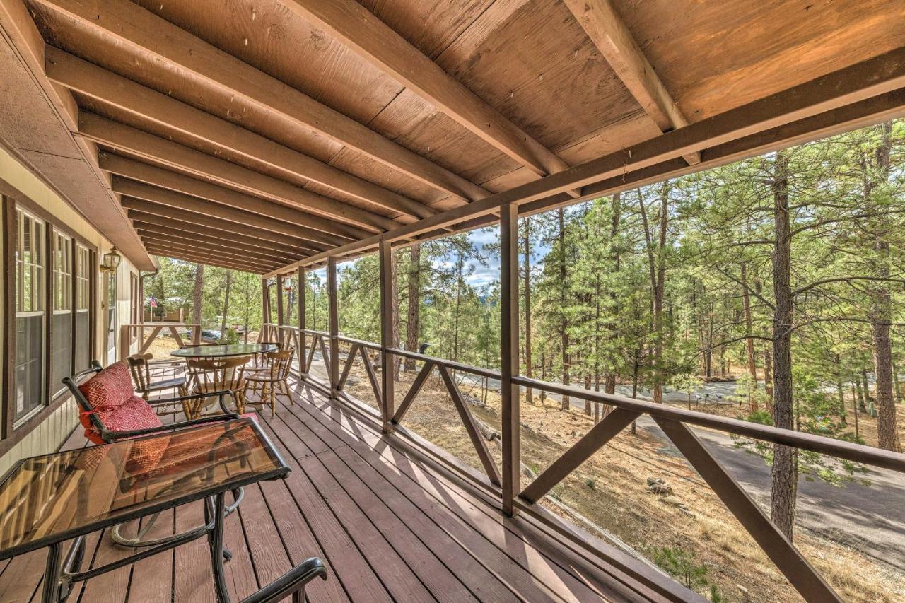 3 Mi To Ruidoso Winter Park Home With Fireplace! Exteriör bild
