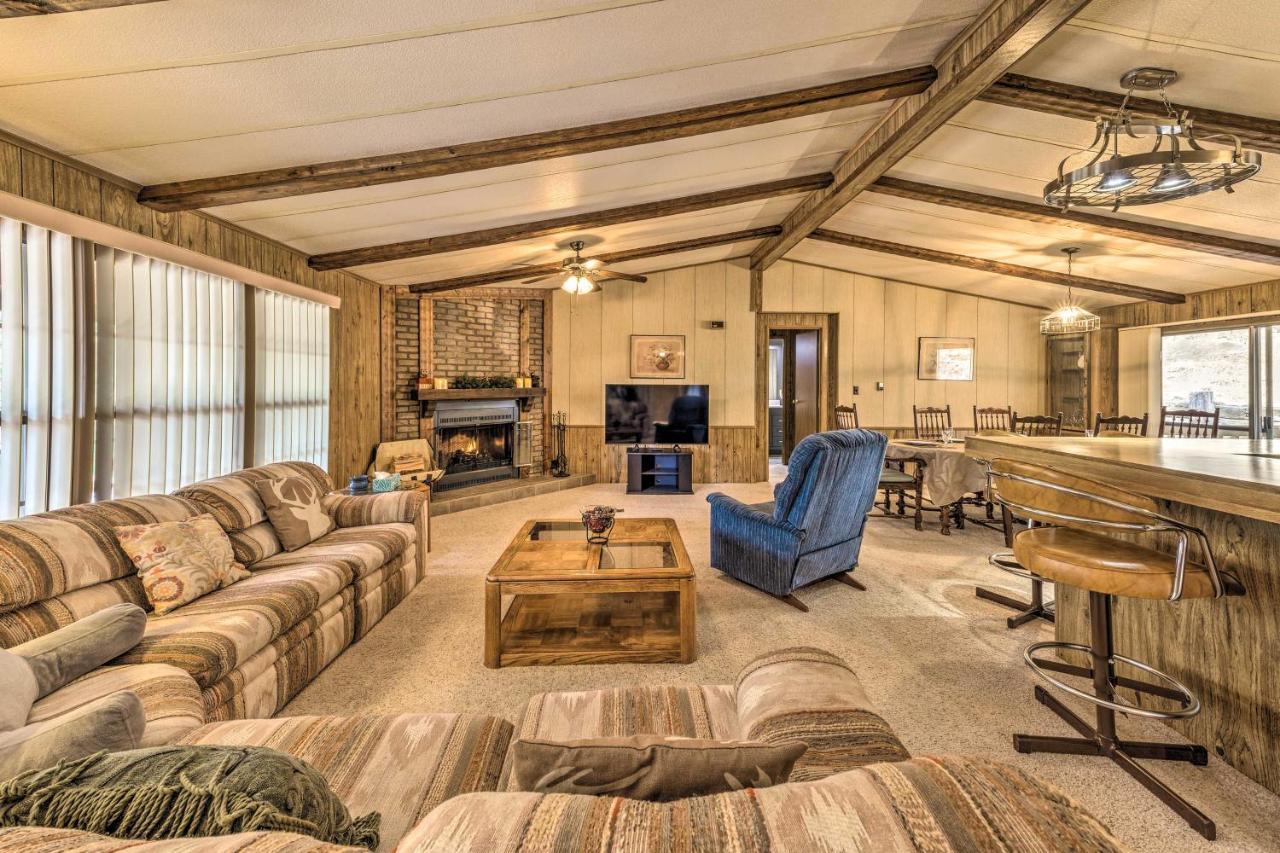 3 Mi To Ruidoso Winter Park Home With Fireplace! Exteriör bild