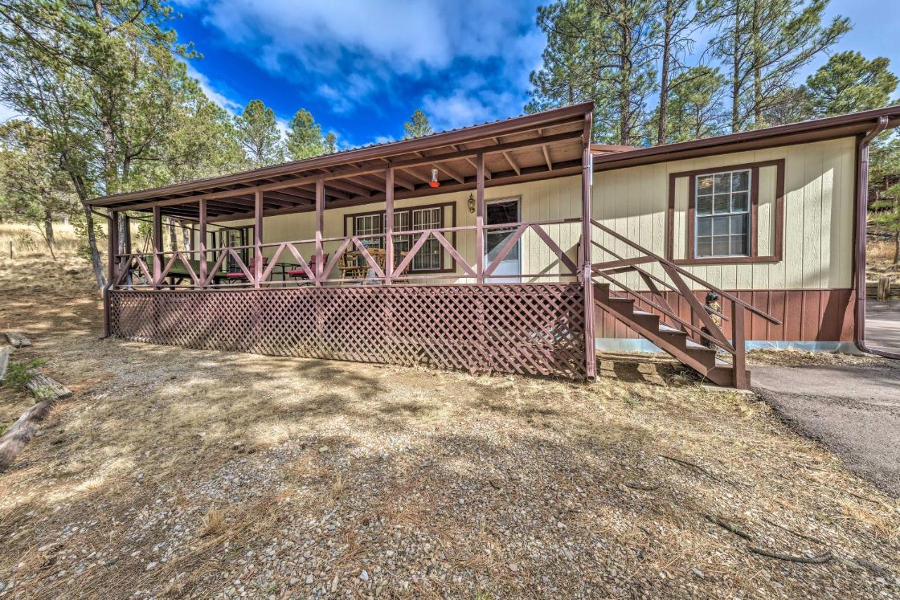 3 Mi To Ruidoso Winter Park Home With Fireplace! Exteriör bild