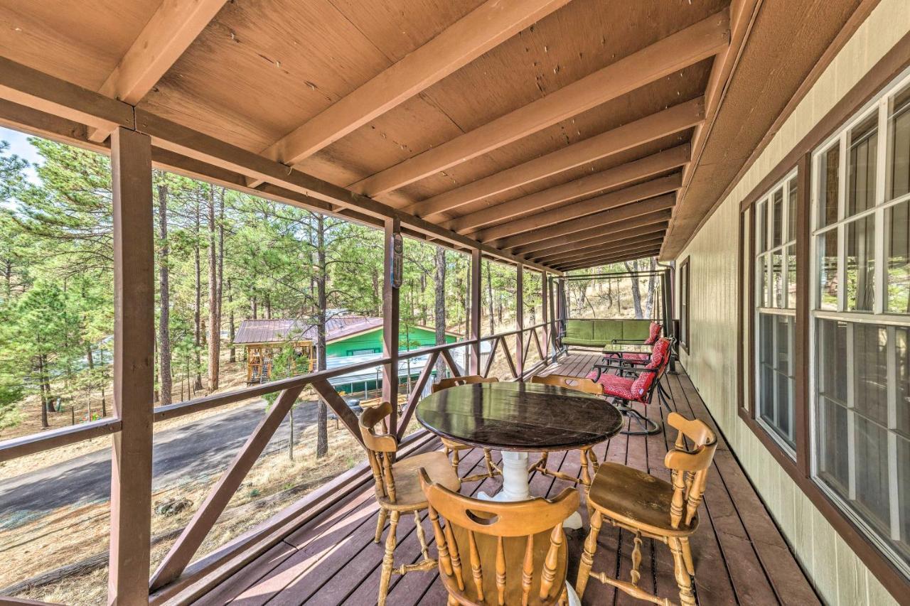 3 Mi To Ruidoso Winter Park Home With Fireplace! Exteriör bild